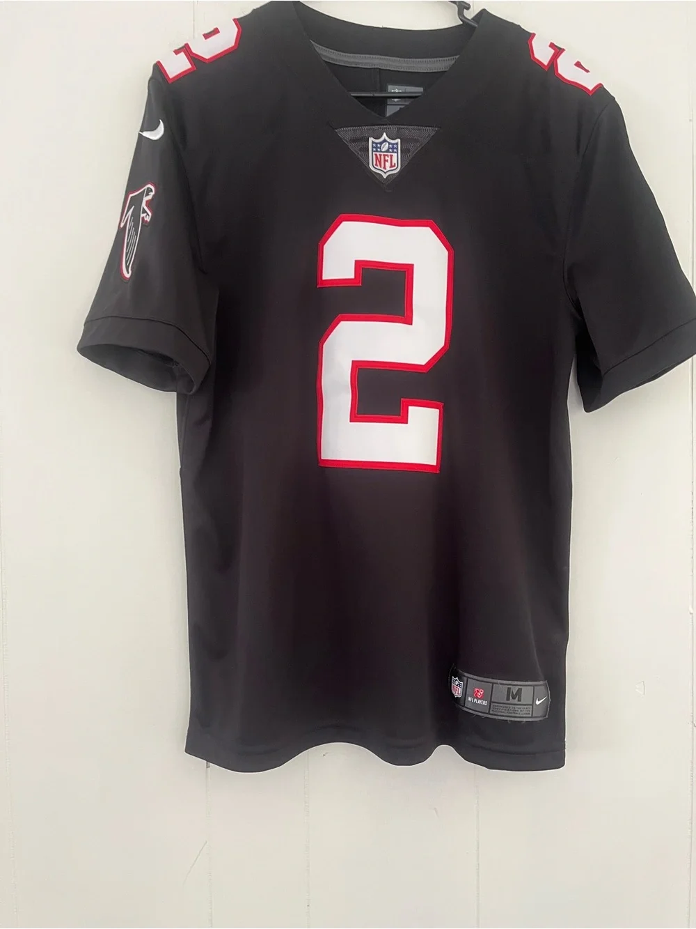 Nike Matt Ryan Atlanta Falcons Black Jersey Dri-Fit On Field Size Medium